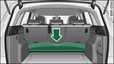 Luggage compartment: stowage compartment* for cover